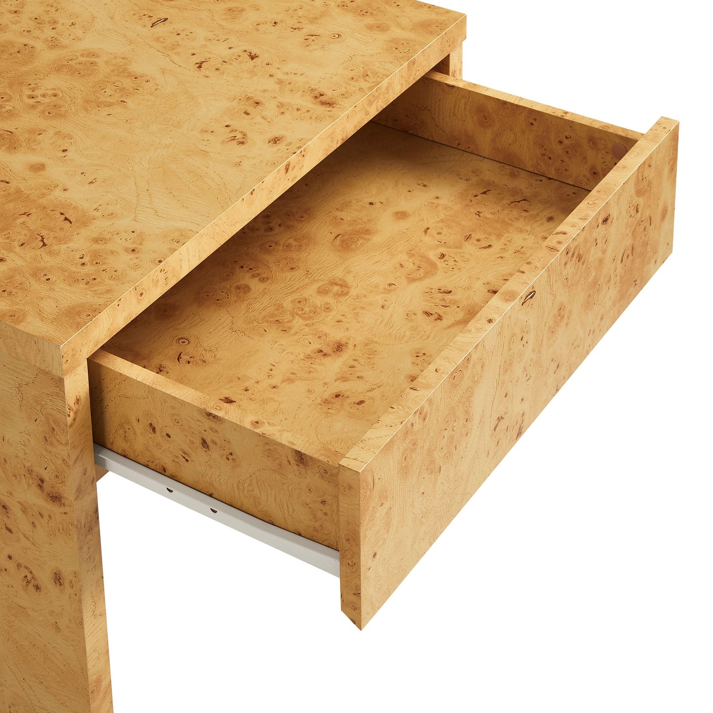 Hudson 1-Drawer Burl Wood Nightstand by Modway EEI-6855 FredCo