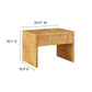 Hudson 1-Drawer Burl Wood Nightstand by Modway EEI-6855 FredCo