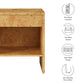 Hudson 1-Drawer Burl Wood Nightstand With Shelf by Modway EEI-6856 FredCo