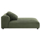 Solace Modular Corduroy Upholstered Armless Chaise Lounge by Modway EEI-6886