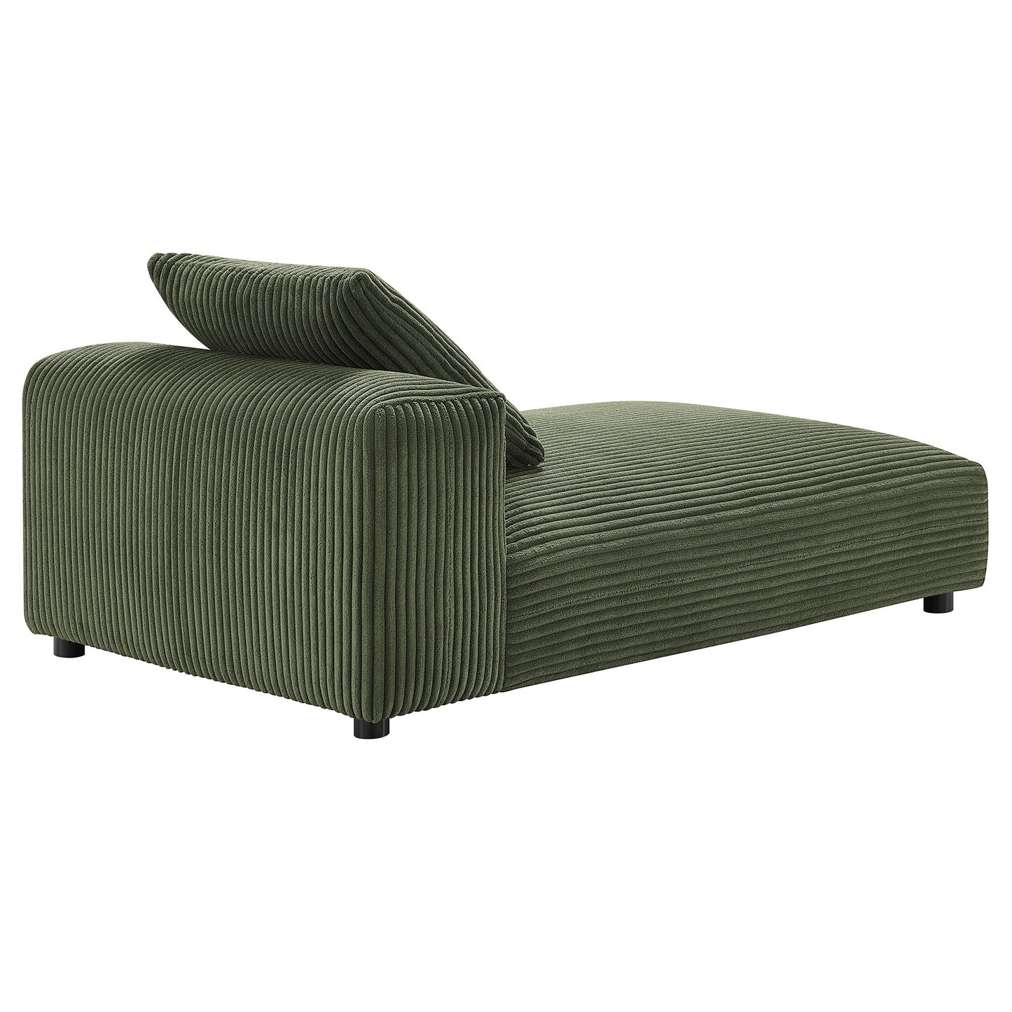 Solace Modular Corduroy Upholstered Armless Chaise Lounge by Modway EEI-6886