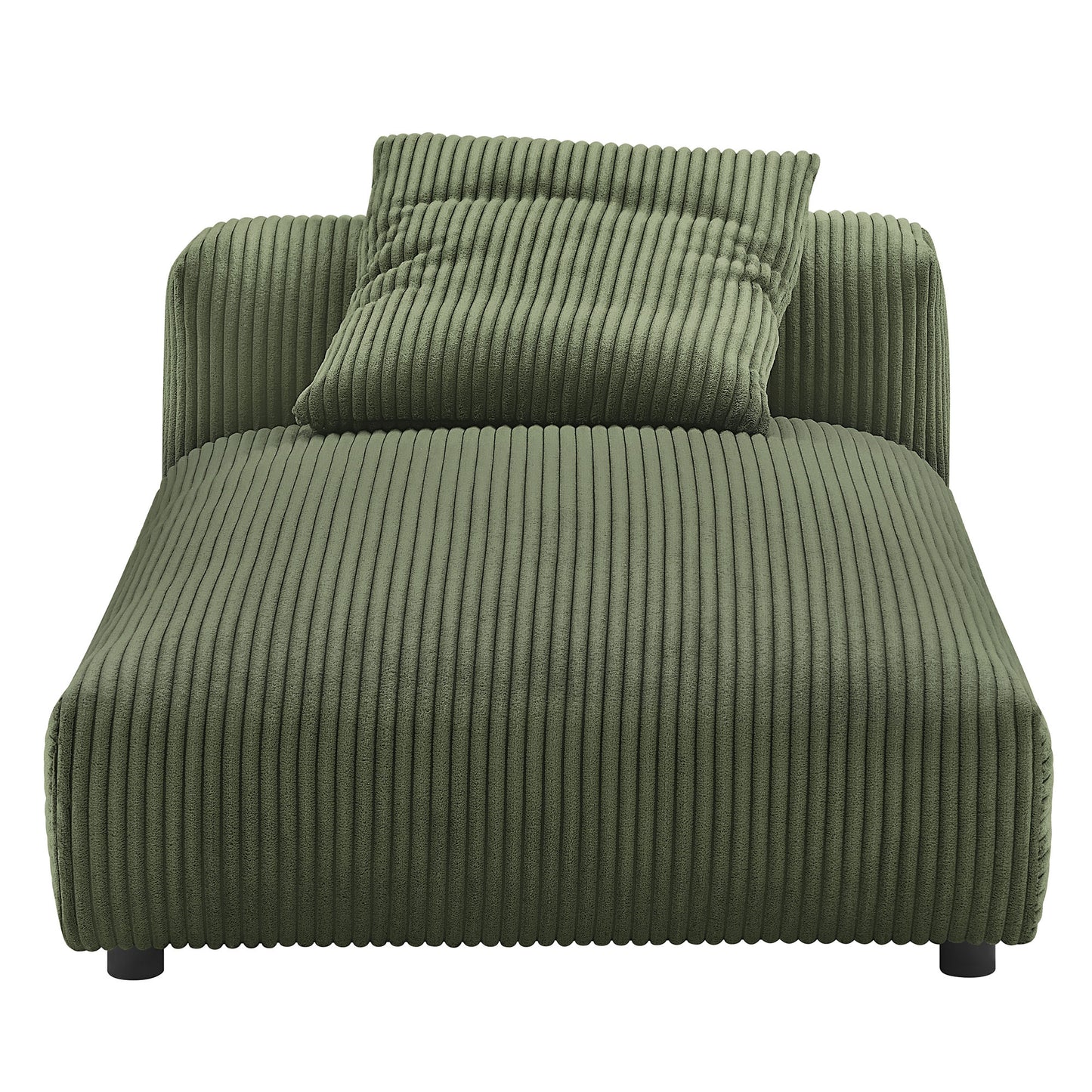 Solace Modular Corduroy Upholstered Armless Chaise Lounge by Modway EEI-6886