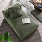 Solace Modular Corduroy Upholstered Armless Chaise Lounge by Modway EEI-6886
