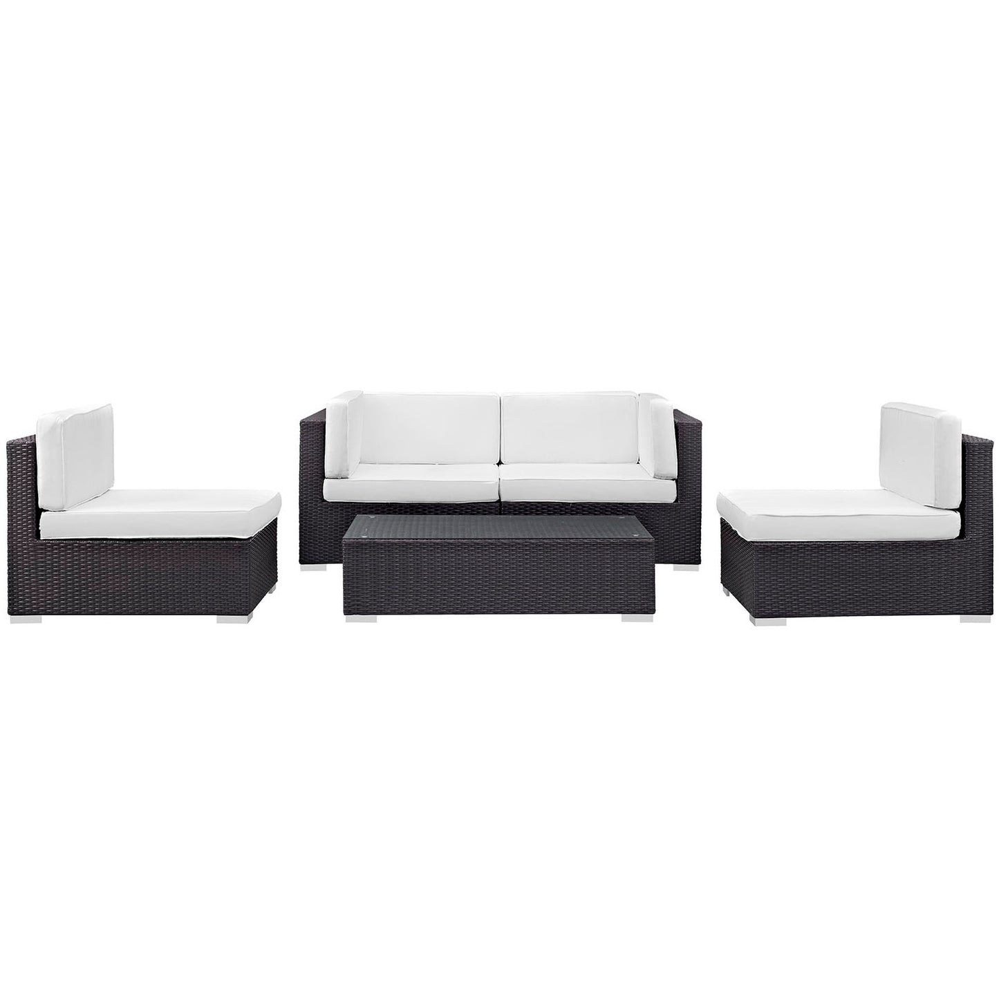 Camfora 5 Piece Outdoor Patio Sectional Set by Modway EEI-694