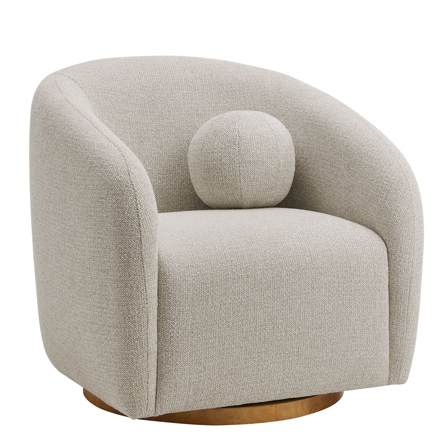 Holland Swivel Chenille Fabric Armchair by Modway EEI-7218 FredCo