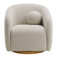 Holland Swivel Chenille Fabric Armchair by Modway EEI-7218 FredCo