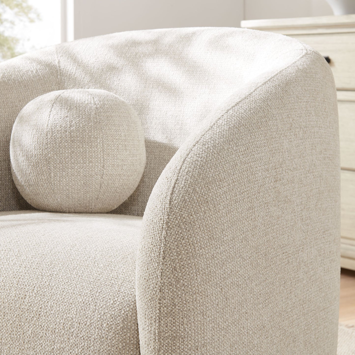 Holland Swivel Chenille Fabric Armchair by Modway EEI-7218 FredCo