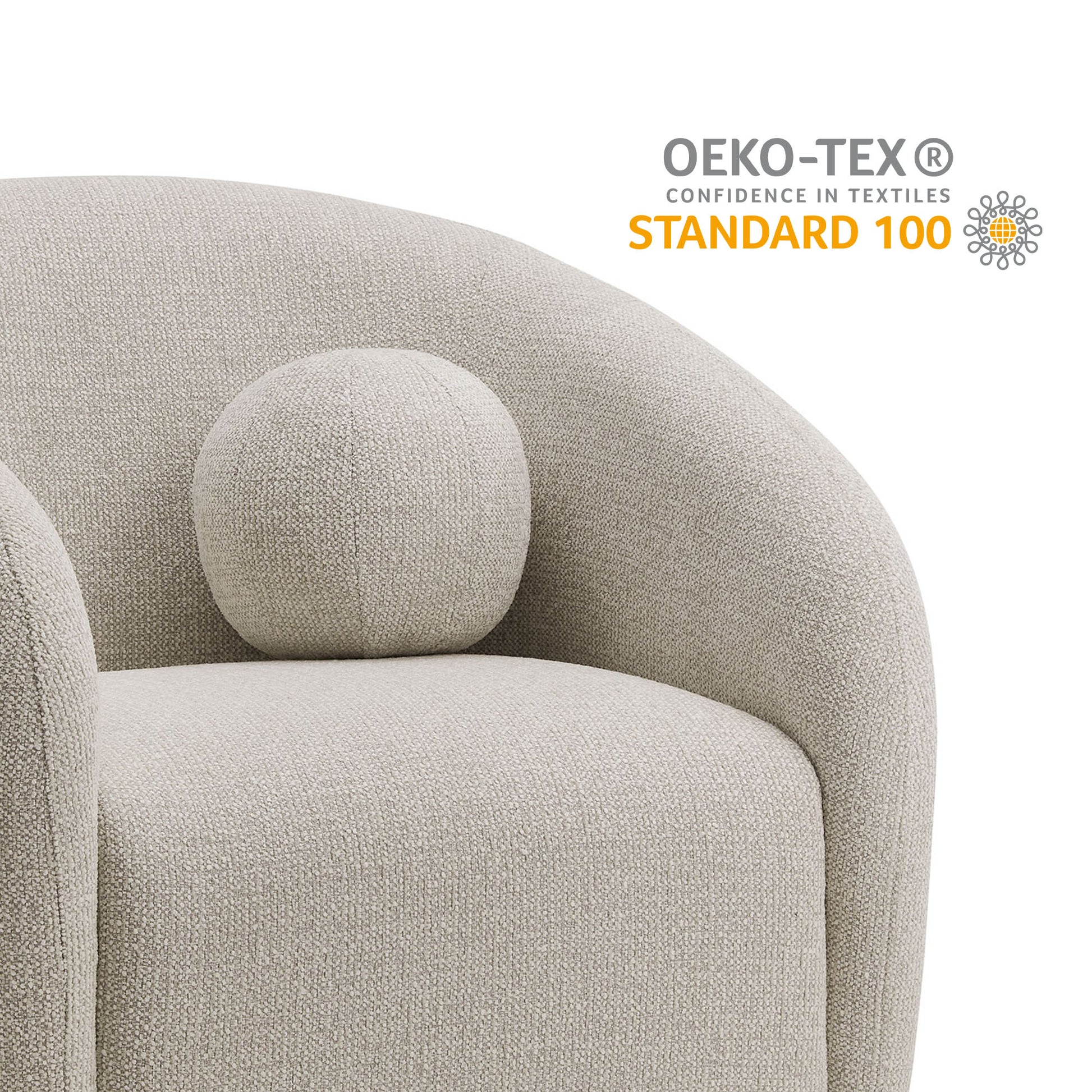 Holland Swivel Chenille Fabric Armchair by Modway EEI-7218 FredCo