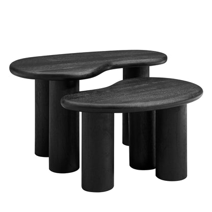 Hackney Mango Wood Nesting Coffee Table Set by Modway EEI-7283 FredCo