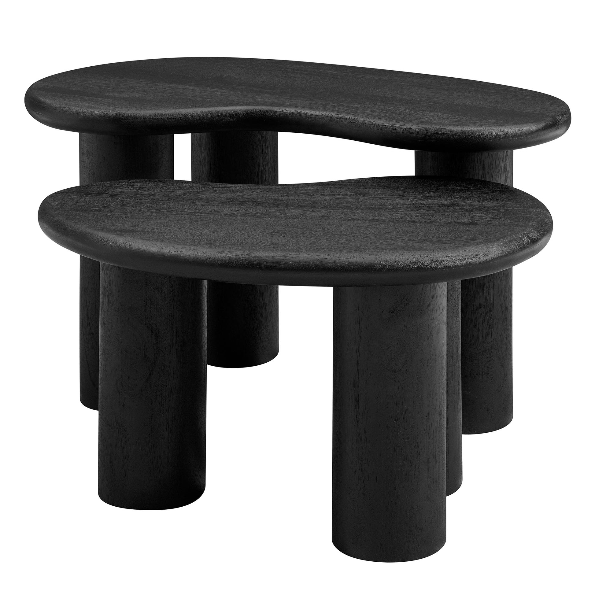 Hackney Mango Wood Nesting Coffee Table Set by Modway EEI-7283 FredCo