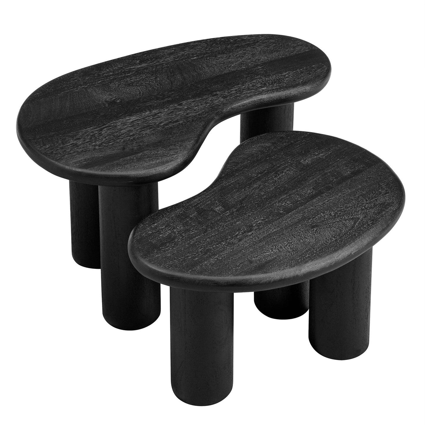 Hackney Mango Wood Nesting Coffee Table Set by Modway EEI-7283 FredCo