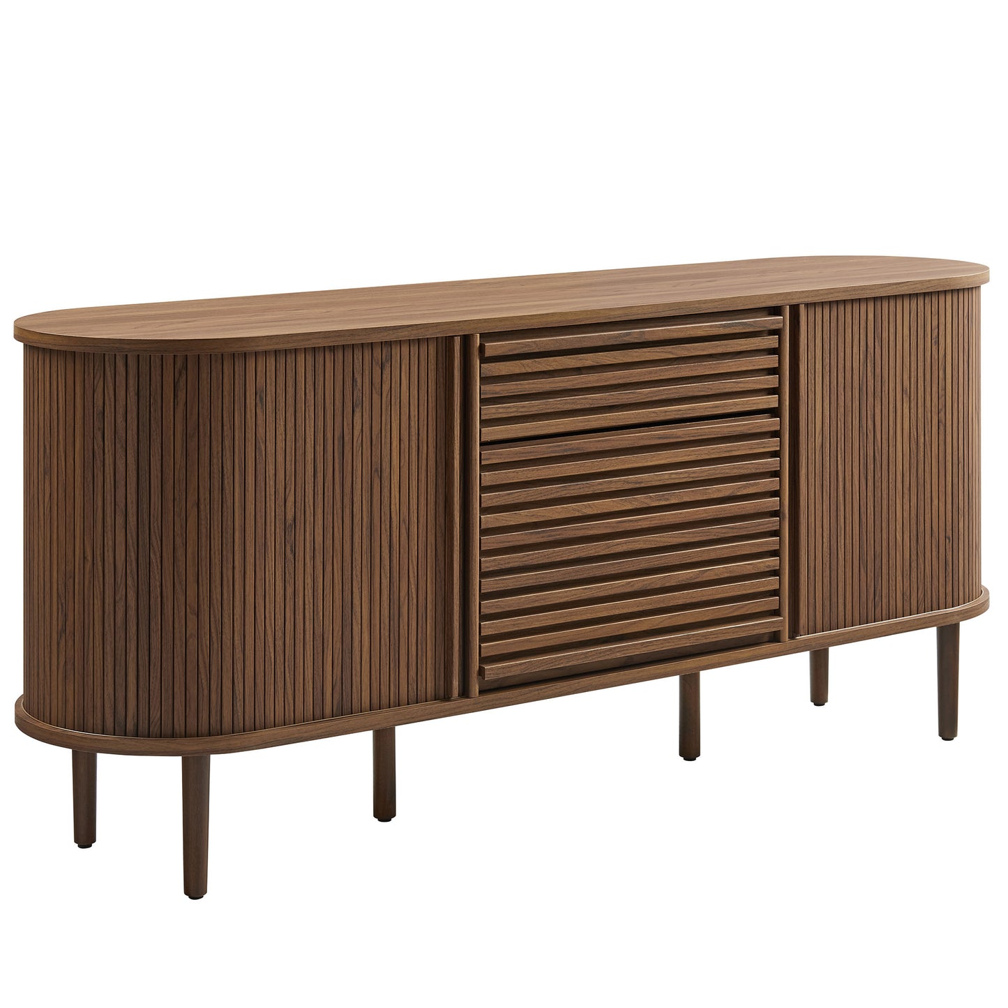 Harlan 67" Fluted Oval Sideboard Cabinet by Modway EEI-7293 FredCo