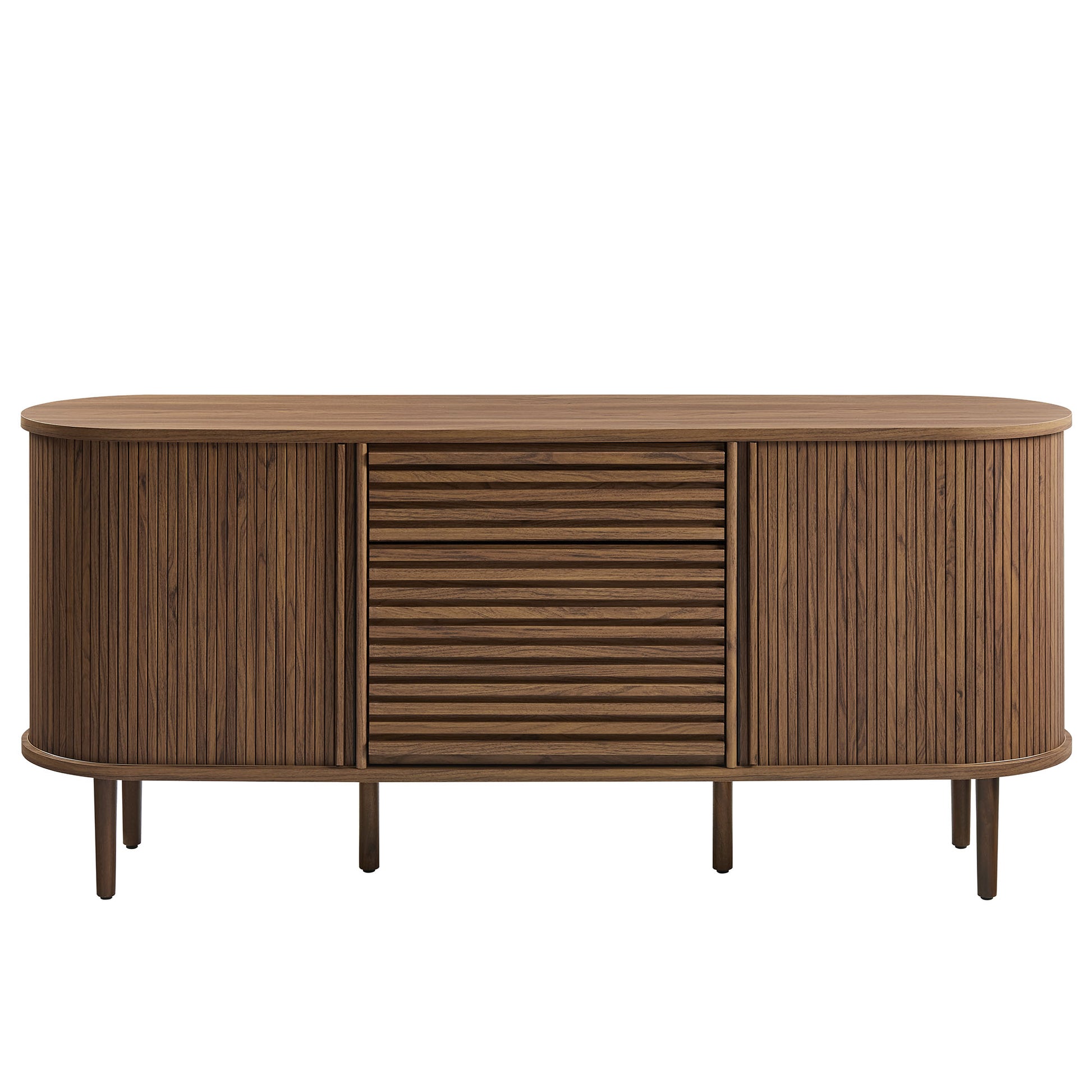 Harlan 67" Fluted Oval Sideboard Cabinet by Modway EEI-7293 FredCo