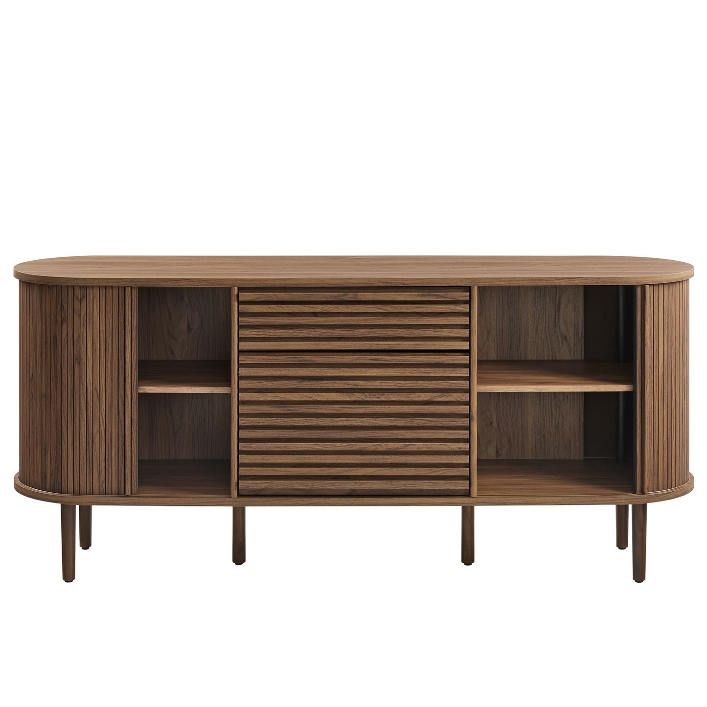 Harlan 67" Fluted Oval Sideboard Cabinet by Modway EEI-7293 FredCo