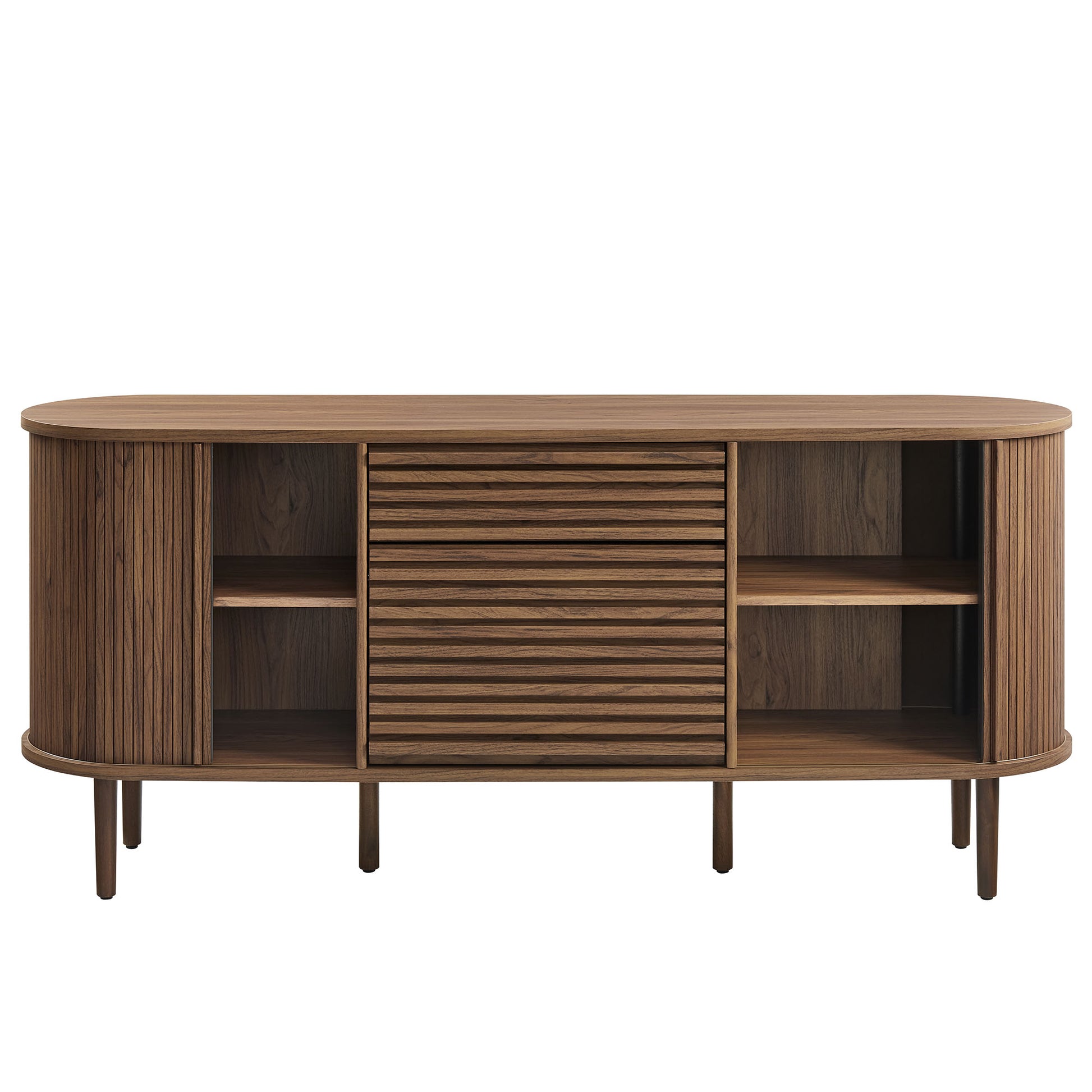 Harlan 67" Fluted Oval Sideboard Cabinet by Modway EEI-7293 FredCo