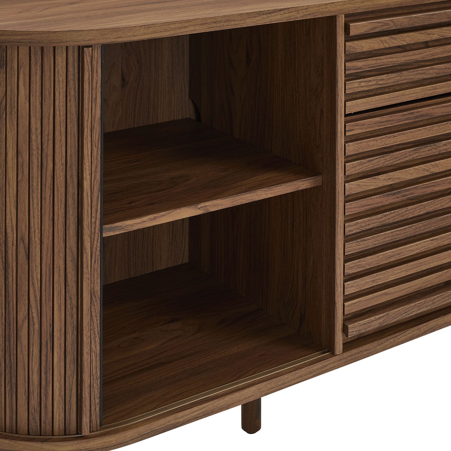 Harlan 67" Fluted Oval Sideboard Cabinet by Modway EEI-7293 FredCo