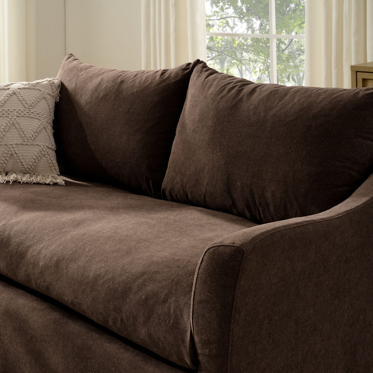 Somerset 70" Linen Blend Slipcovered Loveseat by Modway EEI-7311