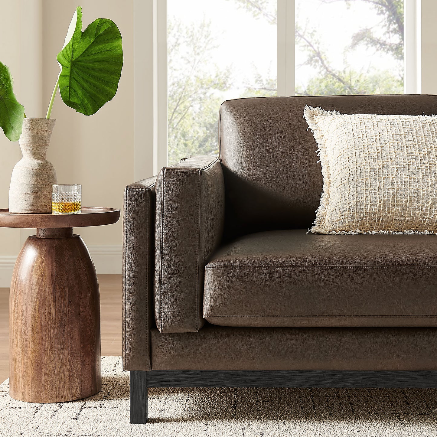 Roscoe 81 inch Vegan Leather Sofa by Modway EEI-7335