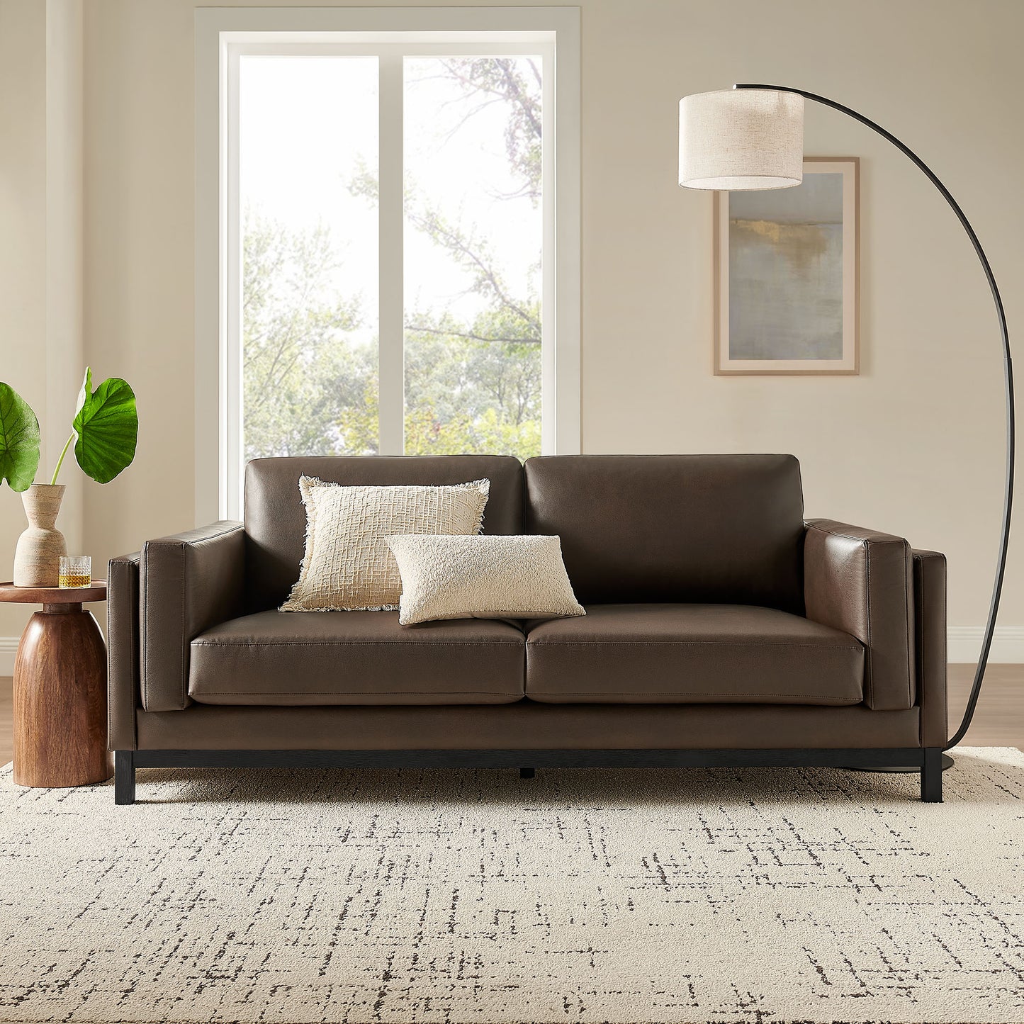 Roscoe 81 inch Vegan Leather Sofa by Modway EEI-7335