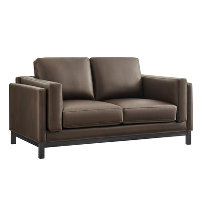 Roscoe 63 inch Vegan Leather Loveseat by Modway EEI-7336