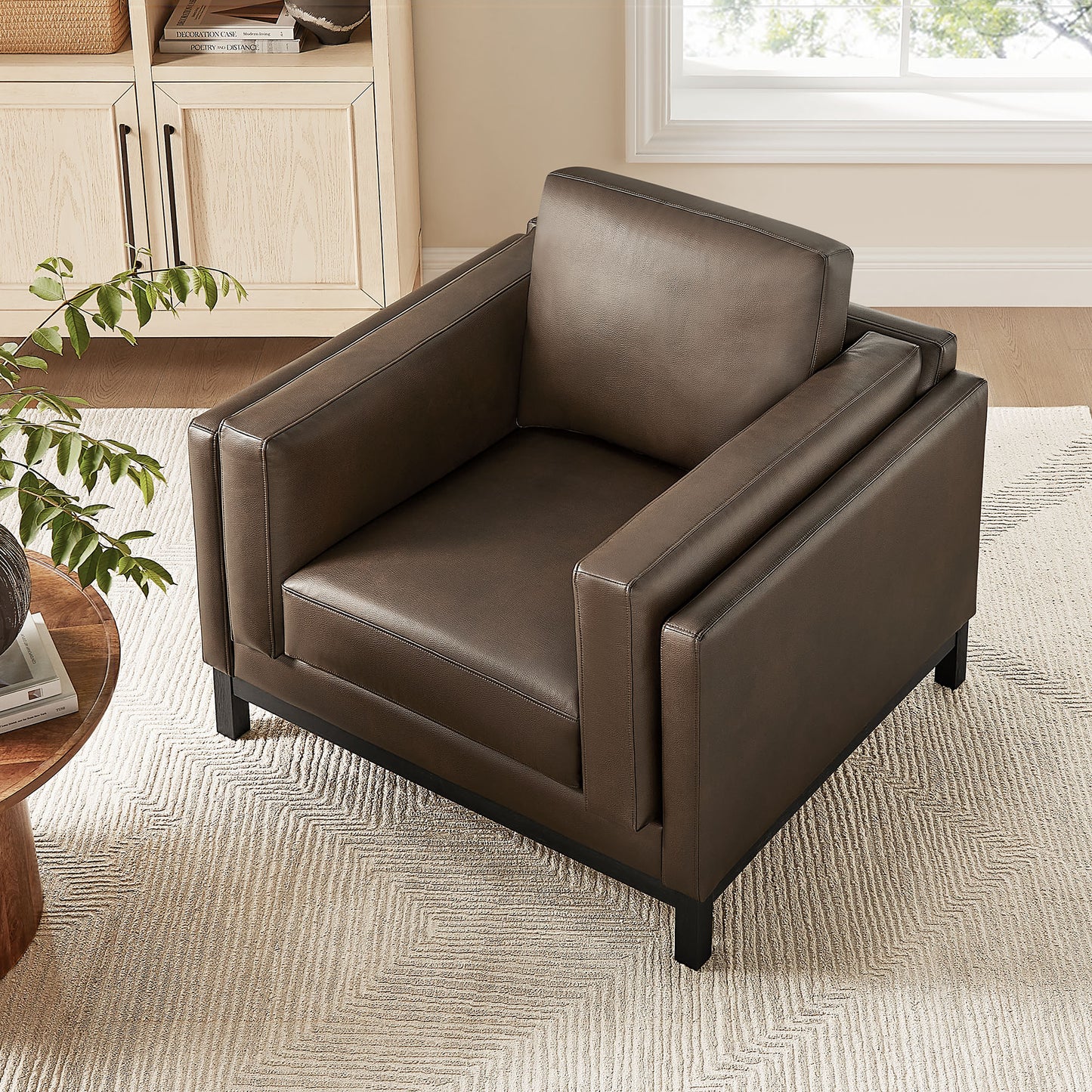 Roscoe Vegan Leather Armchair by Modway EEI-7337