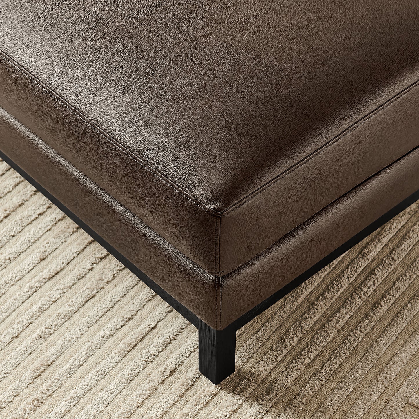 Roscoe Vegan Leather Ottoman by Modway EEI-7338