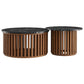 Fortitude Round Faux Marble Top Nesting Coffee Table Set by Modway EEI-7345 FredCo