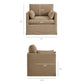 Wellfleet Slipcovered Linen-Blend Armchair by Modway EEI-7357