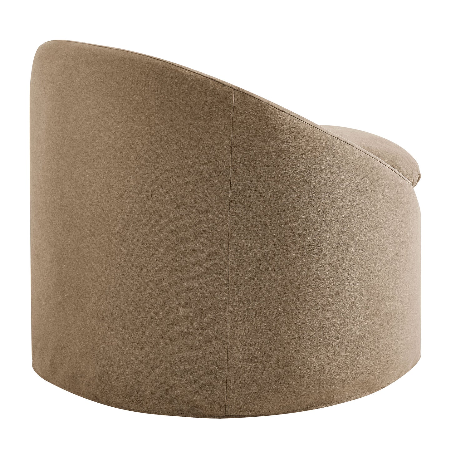 Sadie Slipcovered Linen-Blend Round Accent Chair by Modway EEI-7358