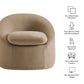 Sadie Slipcovered Linen-Blend Round Accent Chair by Modway EEI-7358