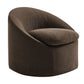 Sadie Slipcovered Linen-Blend Round Accent Chair by Modway EEI-7358