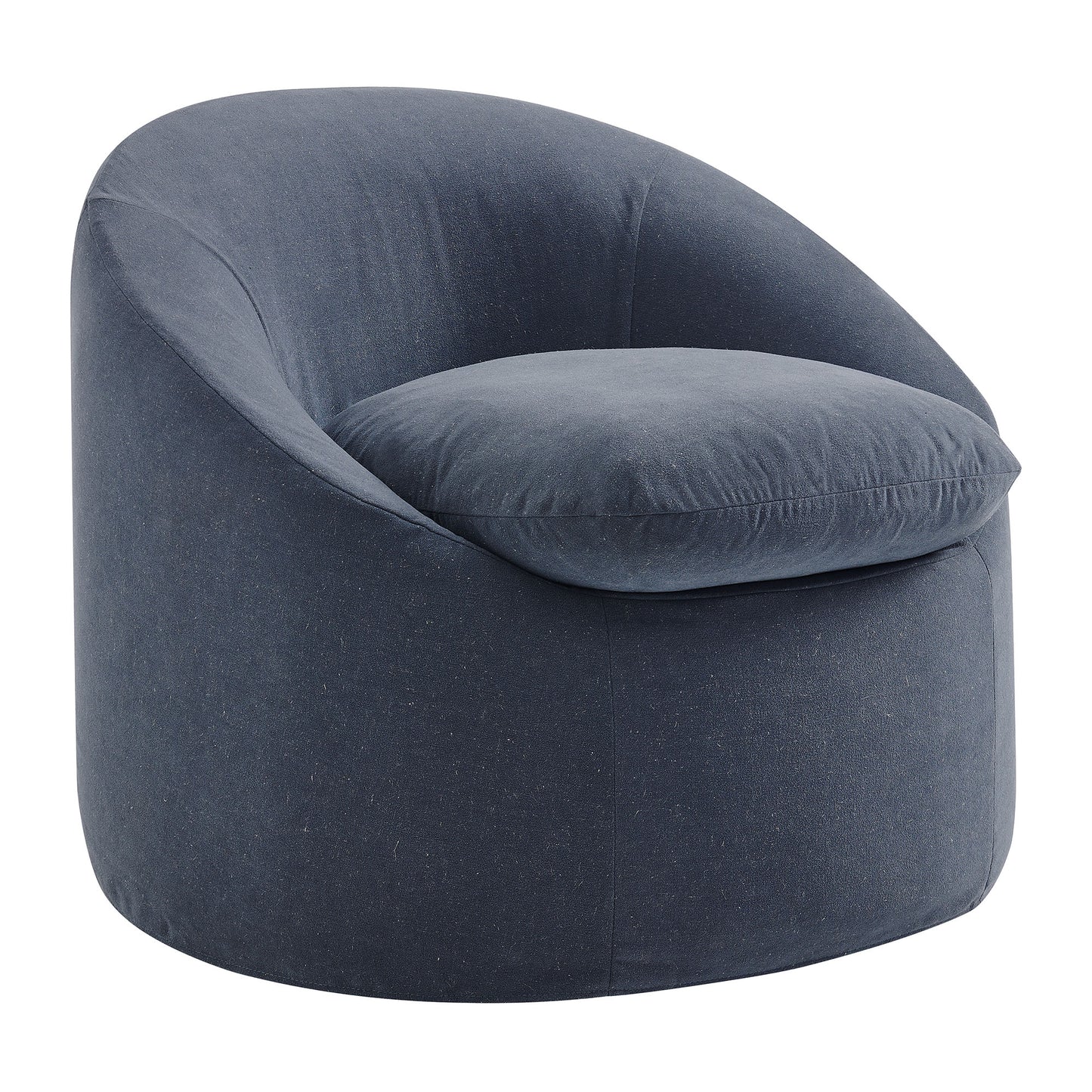 Sadie Slipcovered Linen-Blend Round Accent Chair by Modway EEI-7358