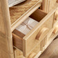 Jane 71 Inch Tall Arched Natural Rattan Bookshelf by Modway EEI-7362