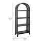 Celeste 67 Inch Tall Arched Natural Rattan Bookshelf by Modway EEI-7363