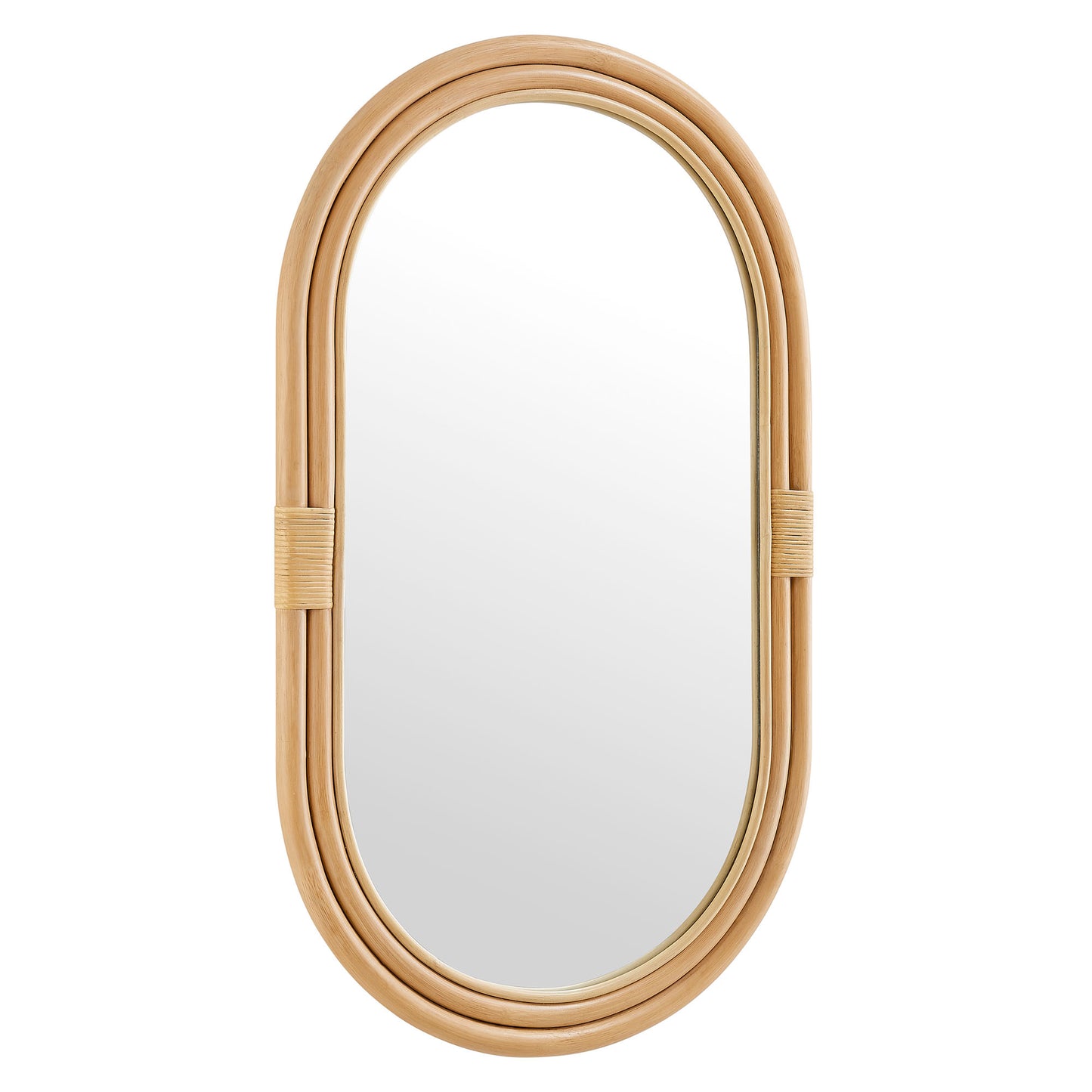 Corsica Oval Rattan Wall Mirror by Modway EEI-7364