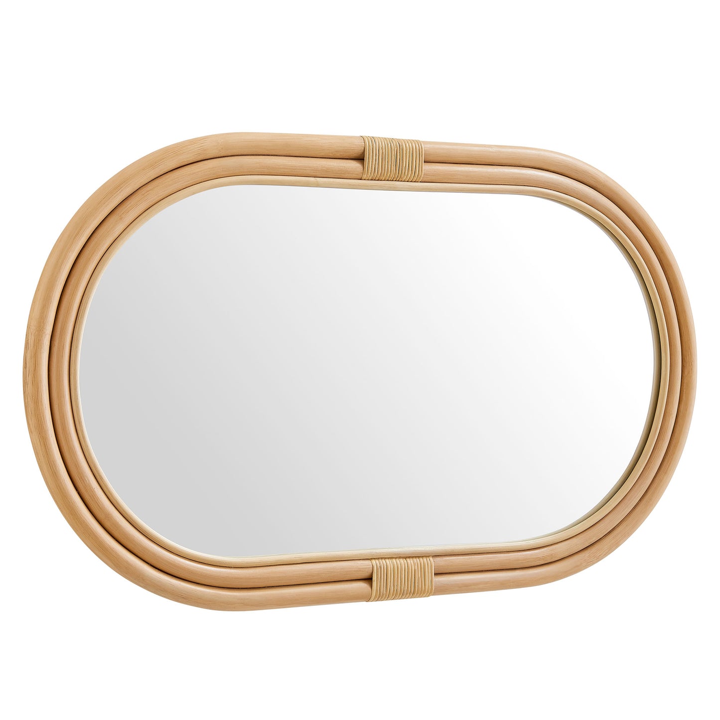 Corsica Oval Rattan Wall Mirror by Modway EEI-7364