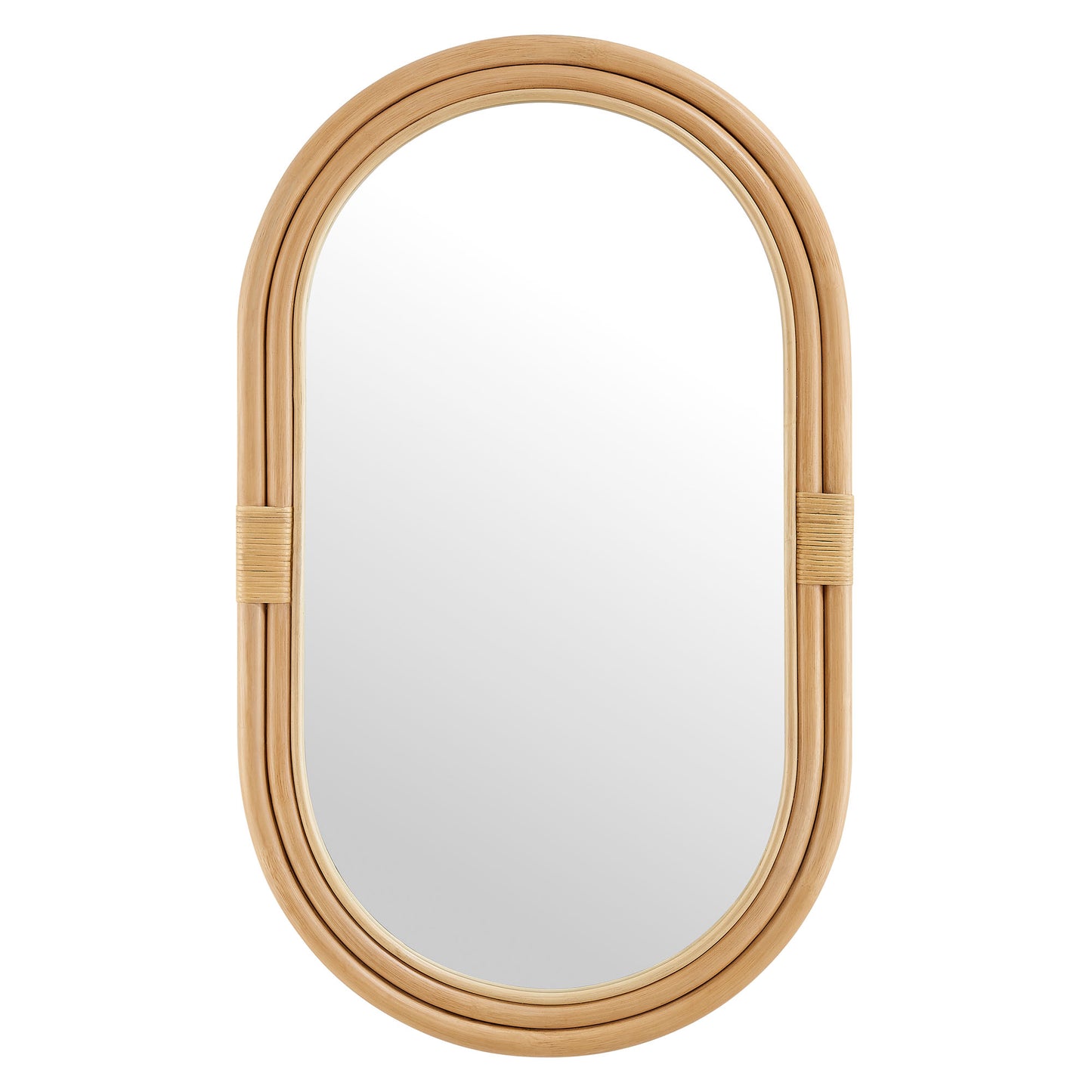 Corsica Oval Rattan Wall Mirror by Modway EEI-7364