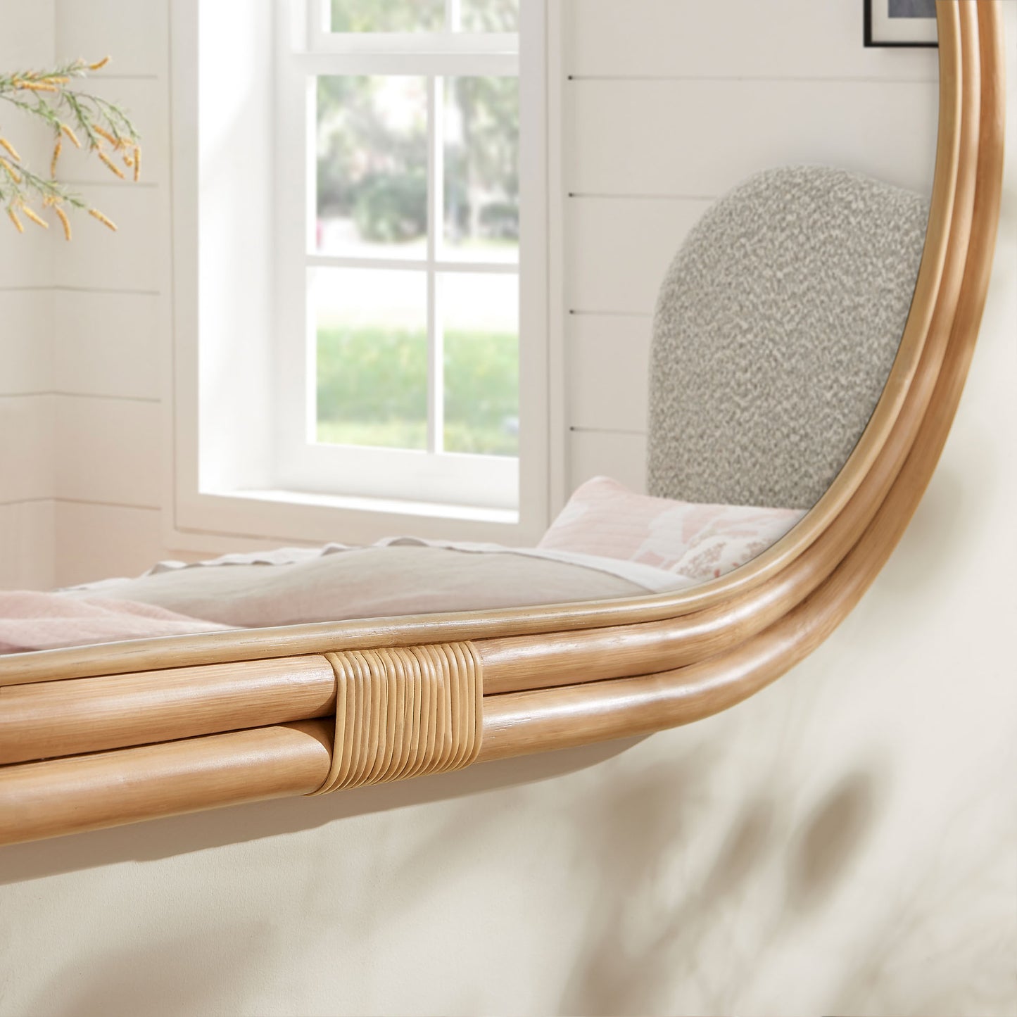 Corsica Oval Rattan Wall Mirror by Modway EEI-7364