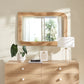 Corsica Curved Rectangle Rattan Wall Mirror by Modway EEI-7368