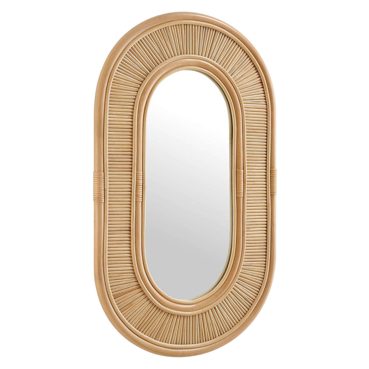 Sovana Oval Rattan Wall Mirror by Modway EEI-7369