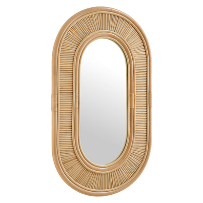 Sovana Oval Rattan Wall Mirror by Modway EEI-7369