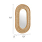 Sovana Oval Rattan Wall Mirror by Modway EEI-7369
