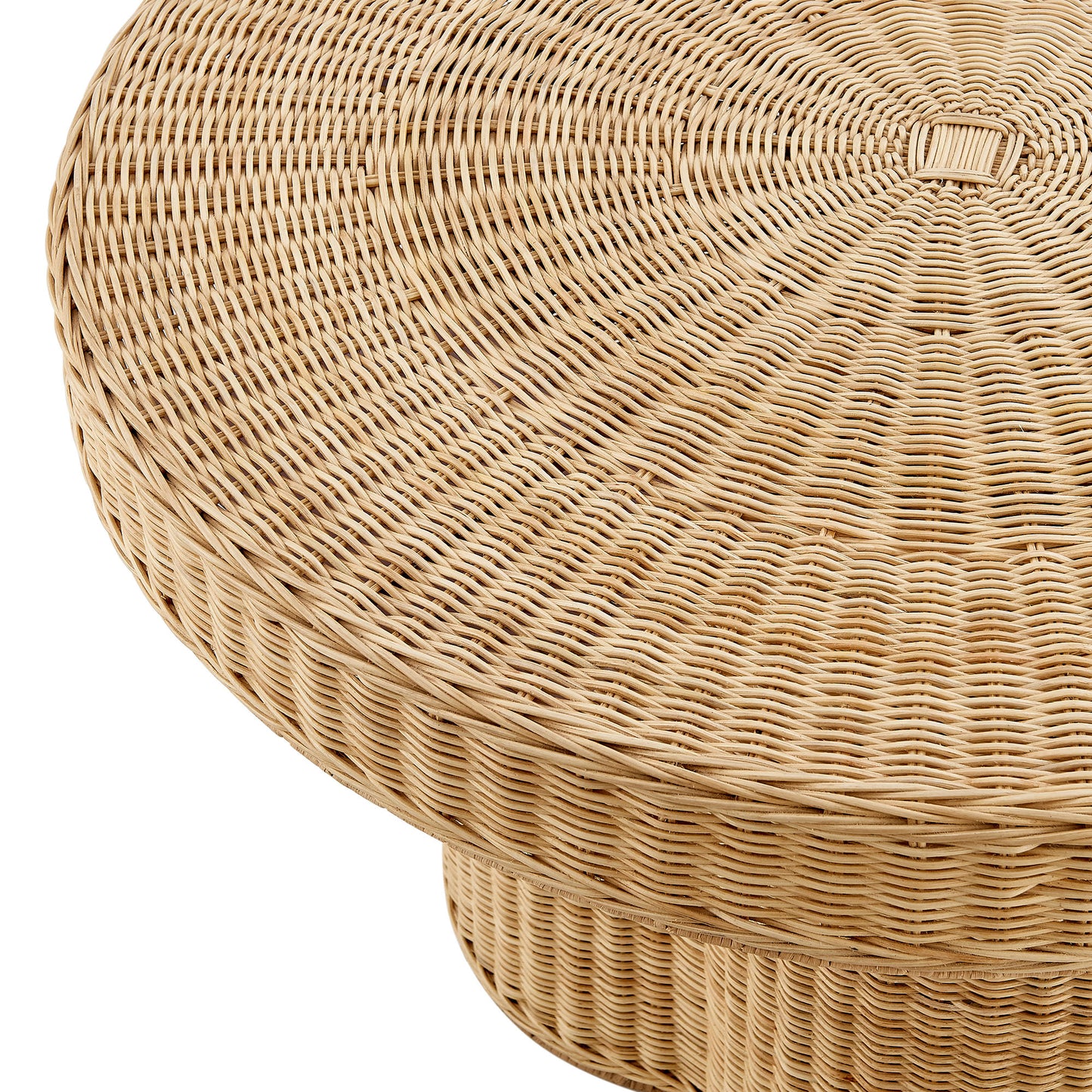 Ainsley 32 Inch Round Natural Rattan Coffee Table by Modway EEI-7370