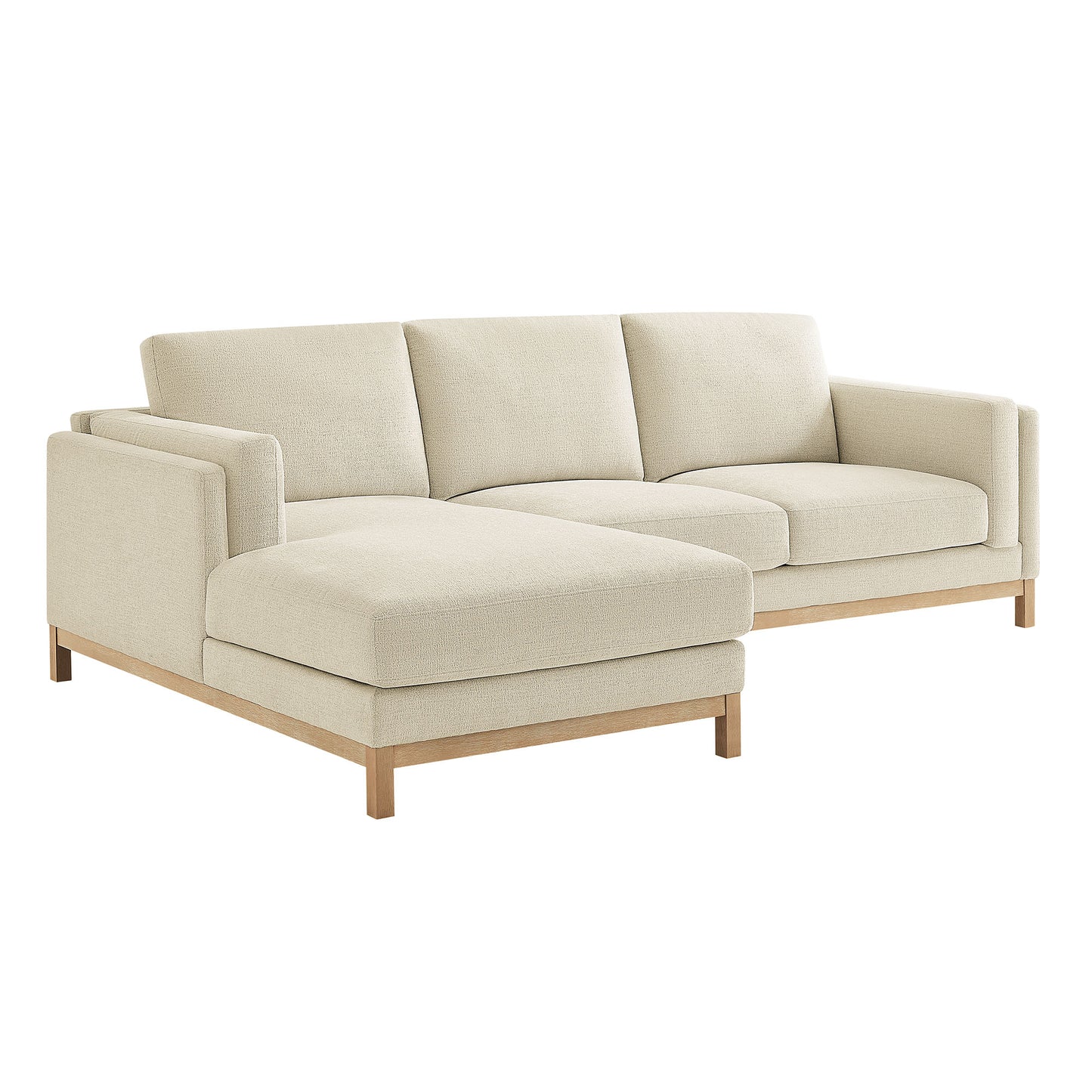 Roscoe Left-Facing Fabric Sectional Sofa with Chaise by Modway EEI-7374