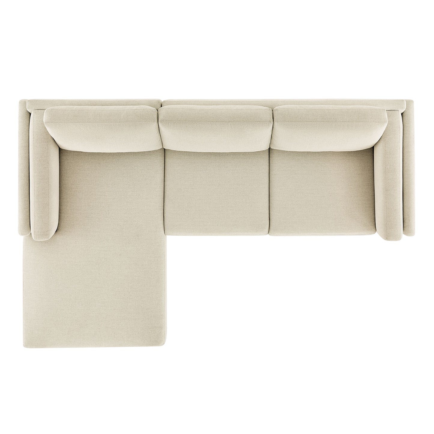 Roscoe Left-Facing Fabric Sectional Sofa with Chaise by Modway EEI-7374
