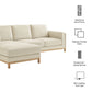 Roscoe Left-Facing Fabric Sectional Sofa with Chaise by Modway EEI-7374