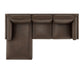 Roscoe Left-Facing Vegan Leather Sectional Sofa with Chaise by Modway EEI-7376