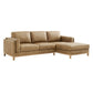 Roscoe Right-Facing Vegan Leather Sectional Sofa with Chaise by Modway EEI-7377