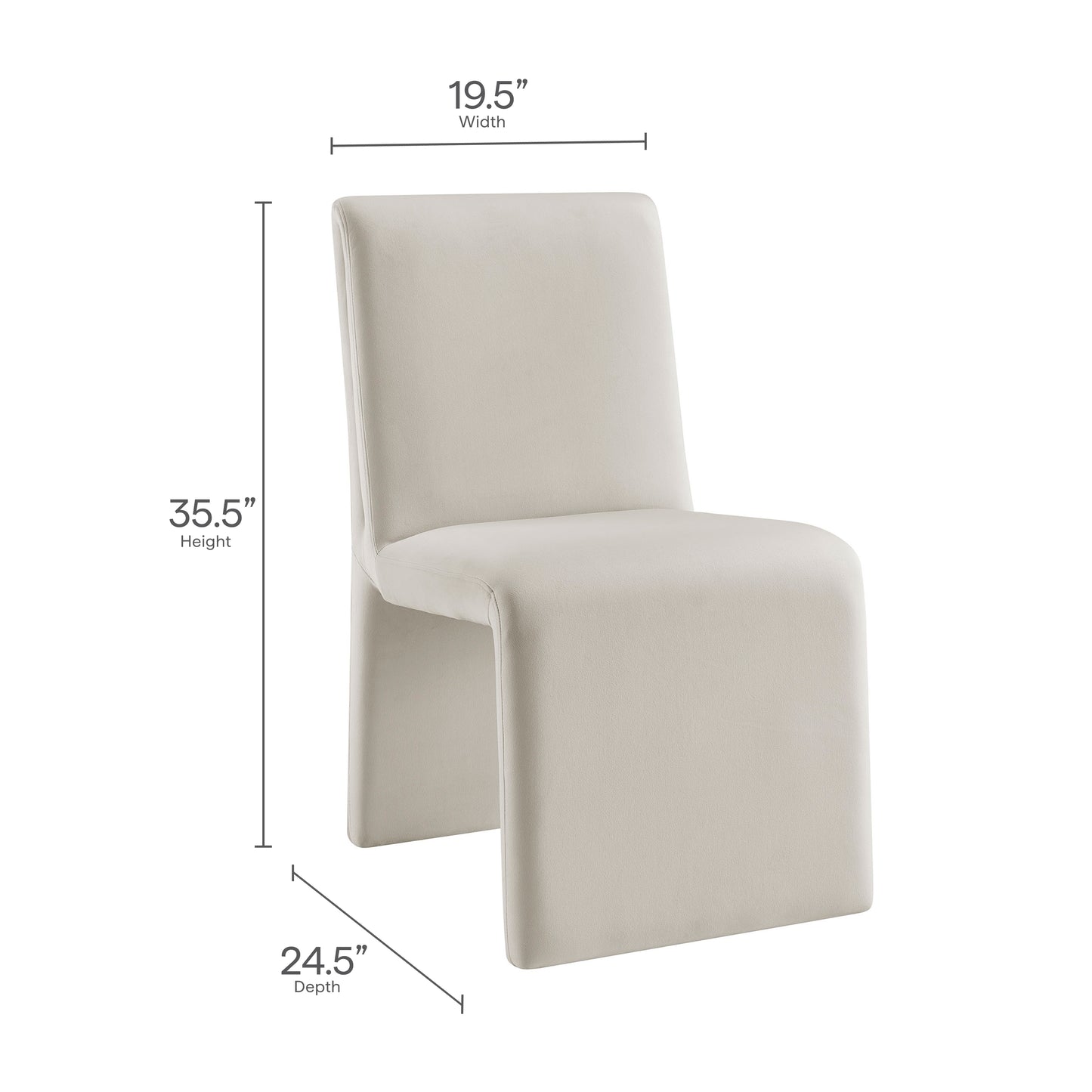 Emory Upholstered Performance Velvet Dining Side Chair by Modway EEI-7384