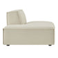 Restore Performance Fabric Upholstered Left-Facing Armless Modular Chaise by Modway EEI-7386